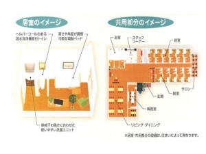 居室・共用部分のイメージ