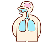 呼吸を妨げるびまん性汎細気管支炎