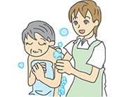 安心で安全な老人ホームの入浴介助