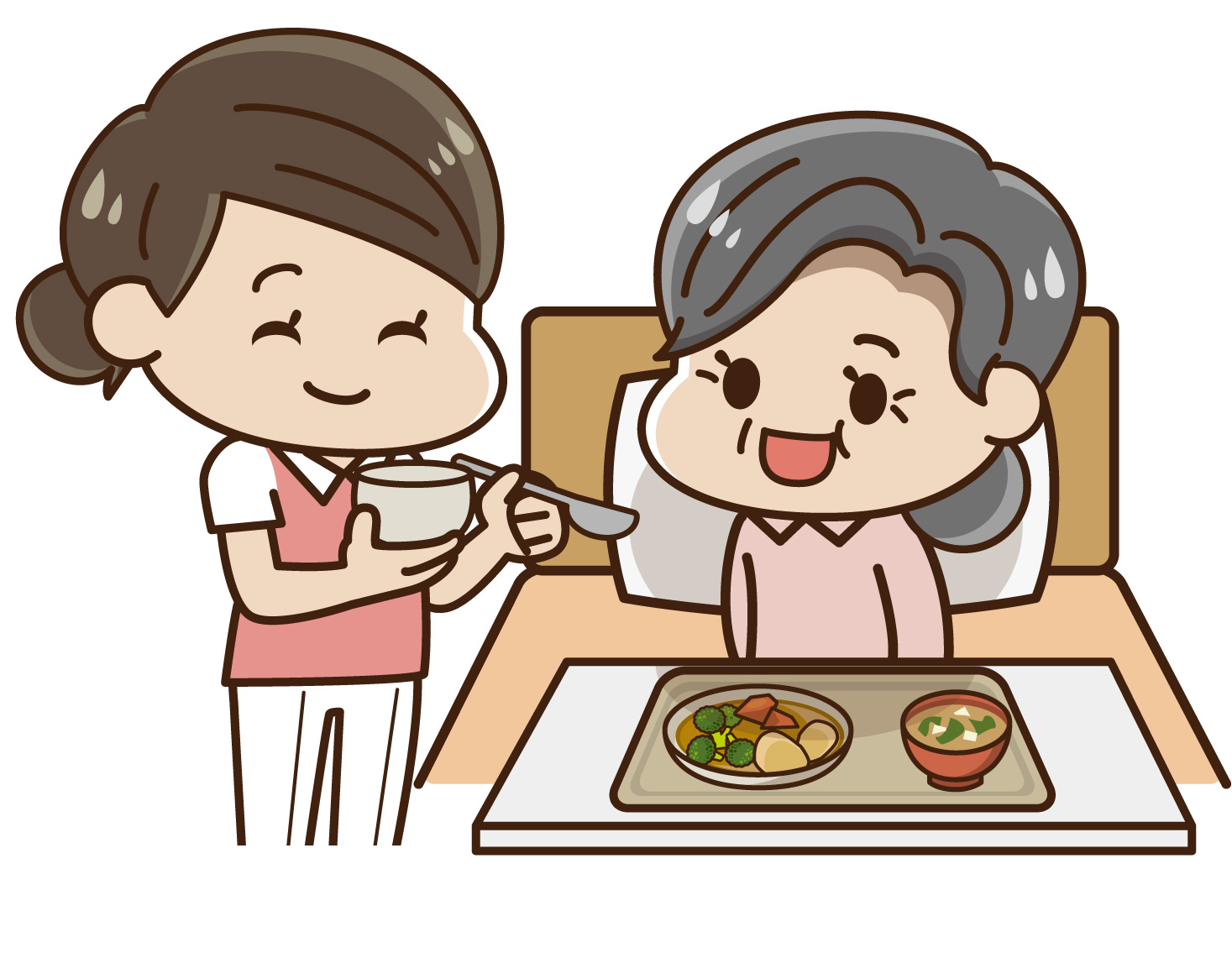 美味しく安全に食事介助をするポイント 老人ホーム 介護施設探しならウチシルベ