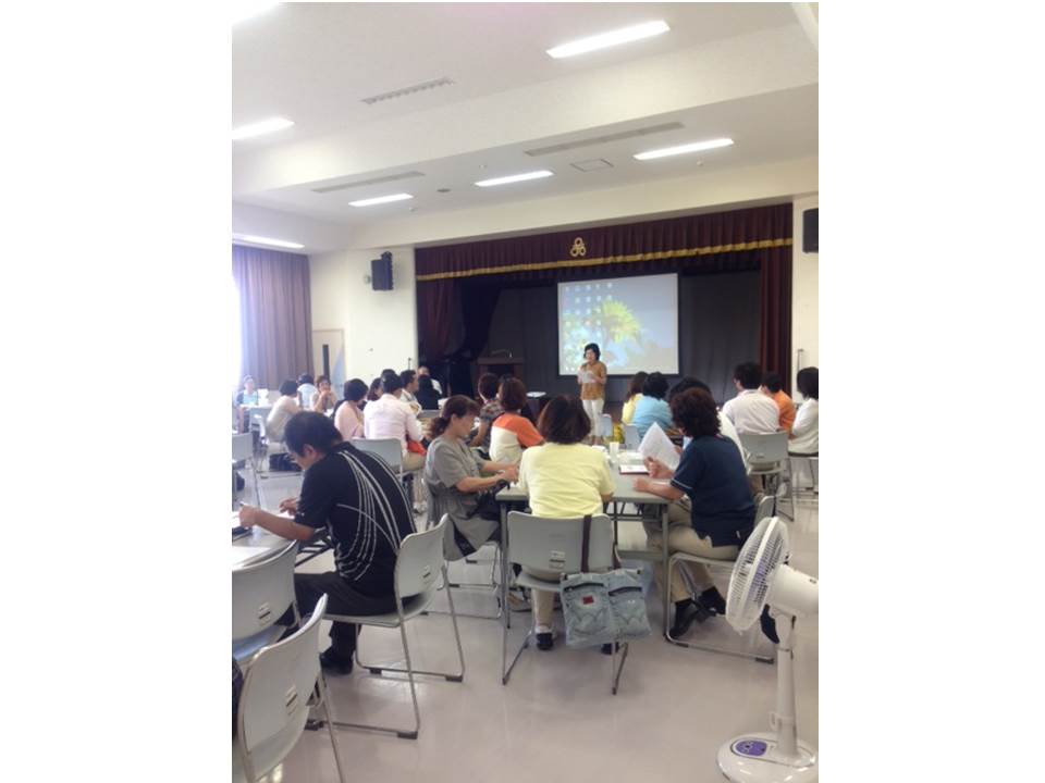沖縄市ケアマネジャー連絡会にて高齢者住宅仲介センターをアピール