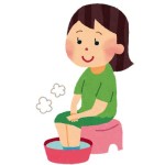 ソーレホーム中桜田さんの「足湯」