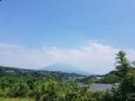 お部屋からみえる桜島は絶景です